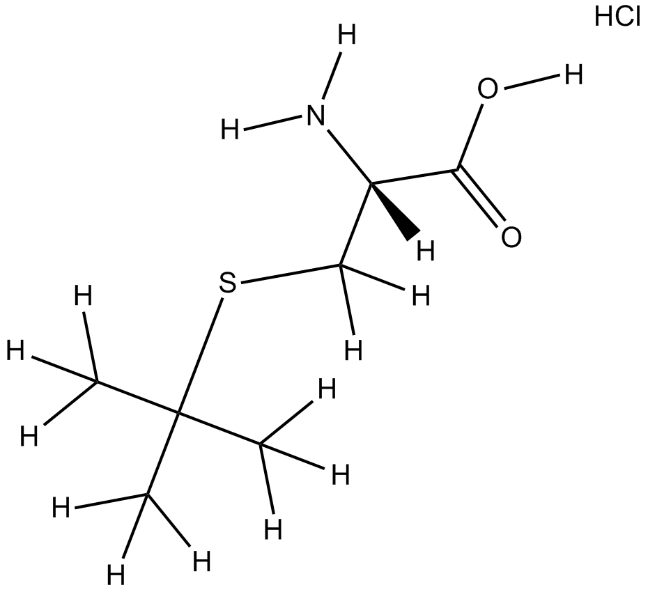 H-Cys(tBu)-OH·HCl Chemical Structure