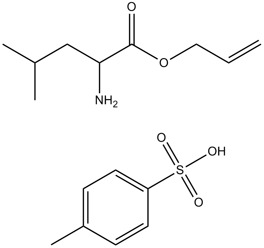 H-Leu-OAll.TosOH Chemical Structure