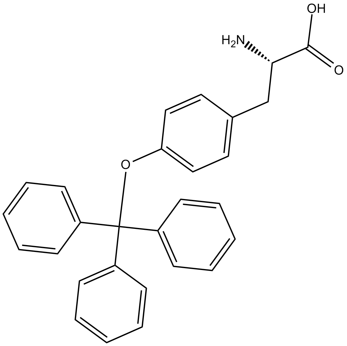 H-Tyr(Trt)-2-Chlorotrityl Resin Chemical Structure