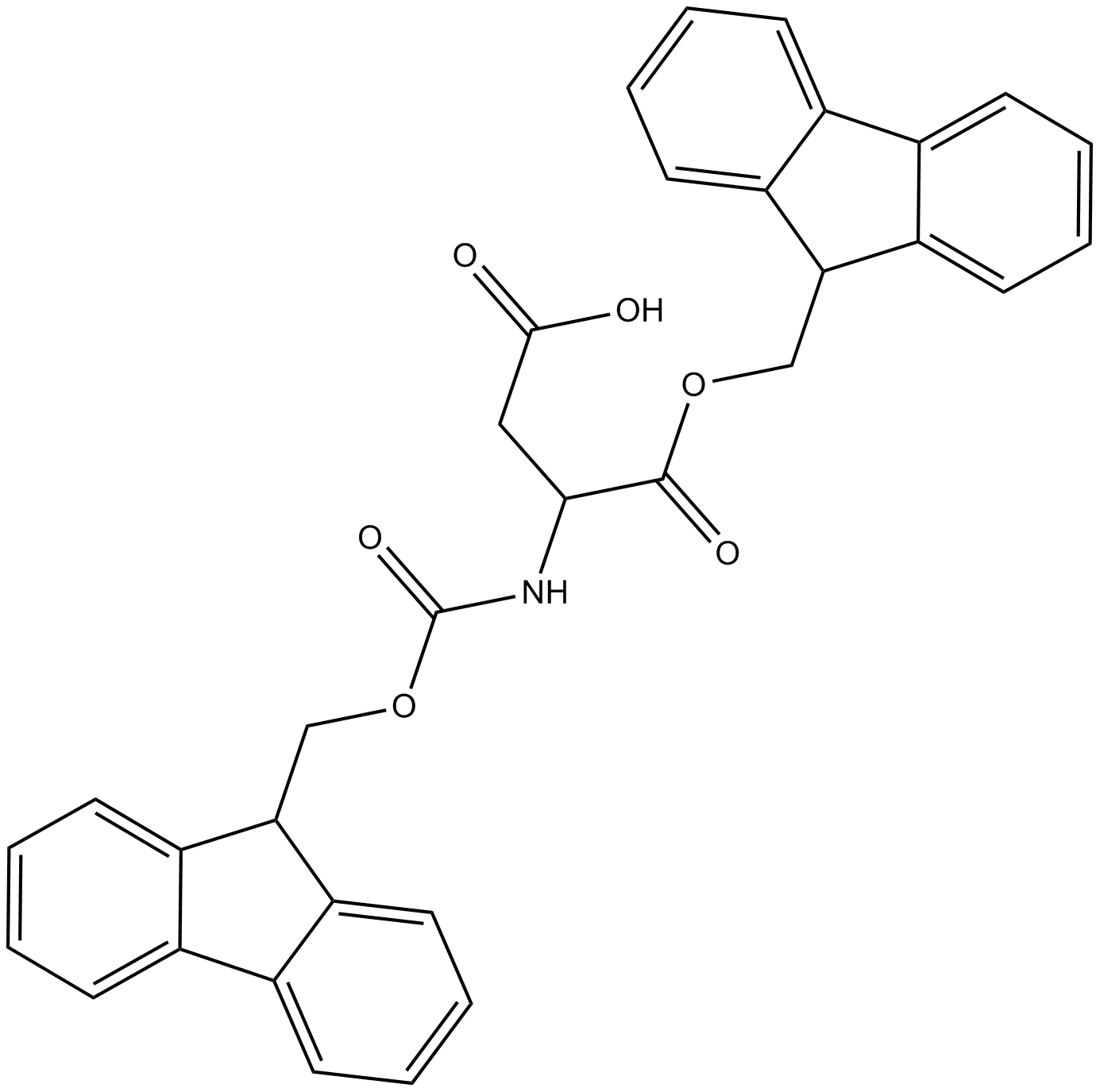 Fmoc-Asp-OFm Chemical Structure