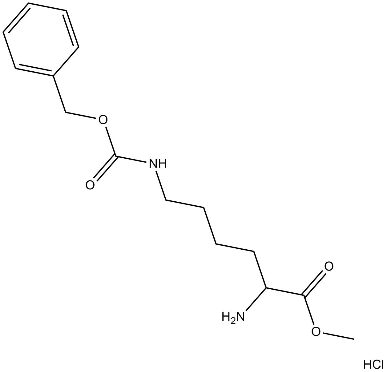 H-Lys(Z)-OMe·HCl Chemical Structure
