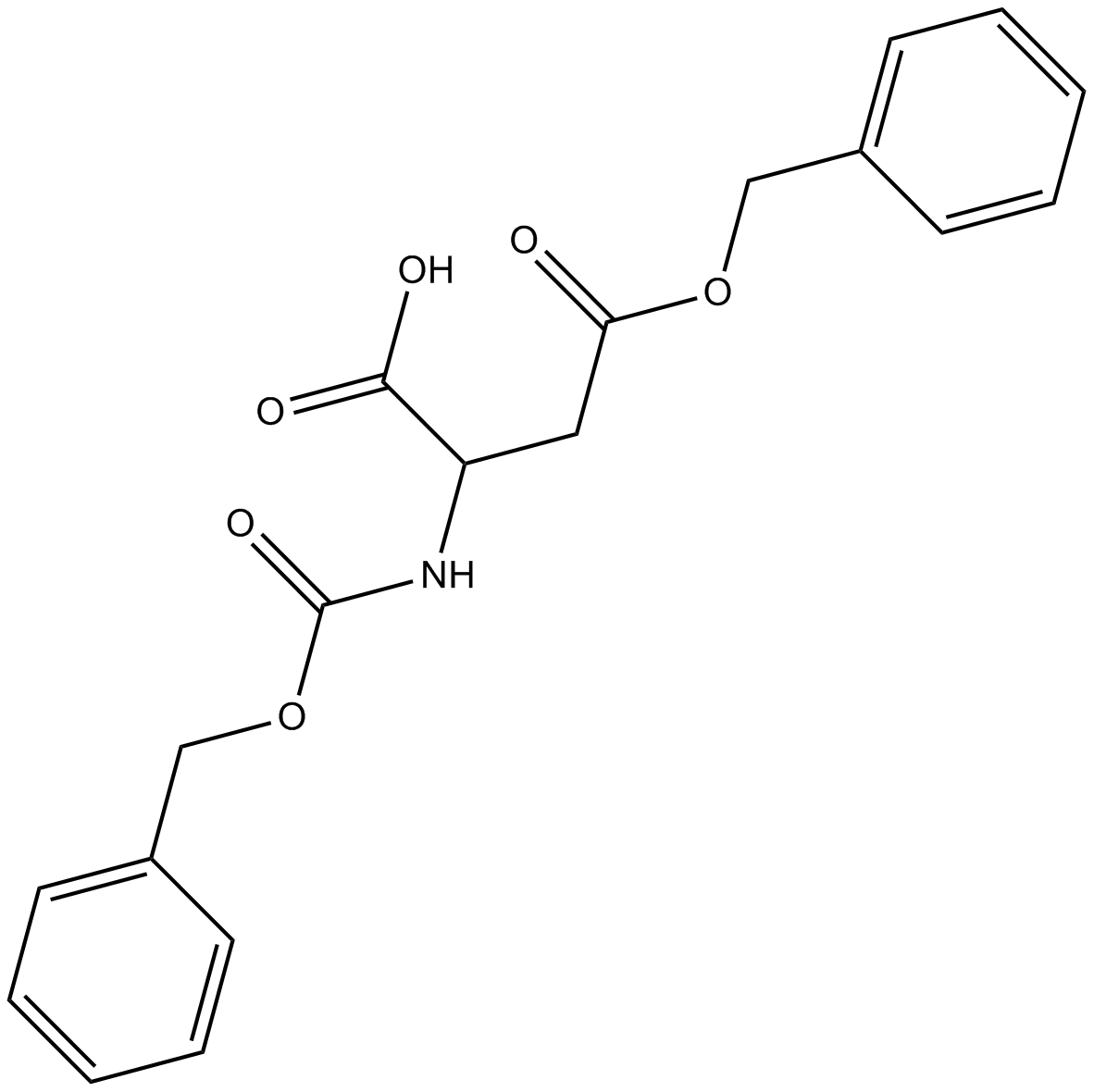 Z-Asp(OBzl)-OH Chemical Structure