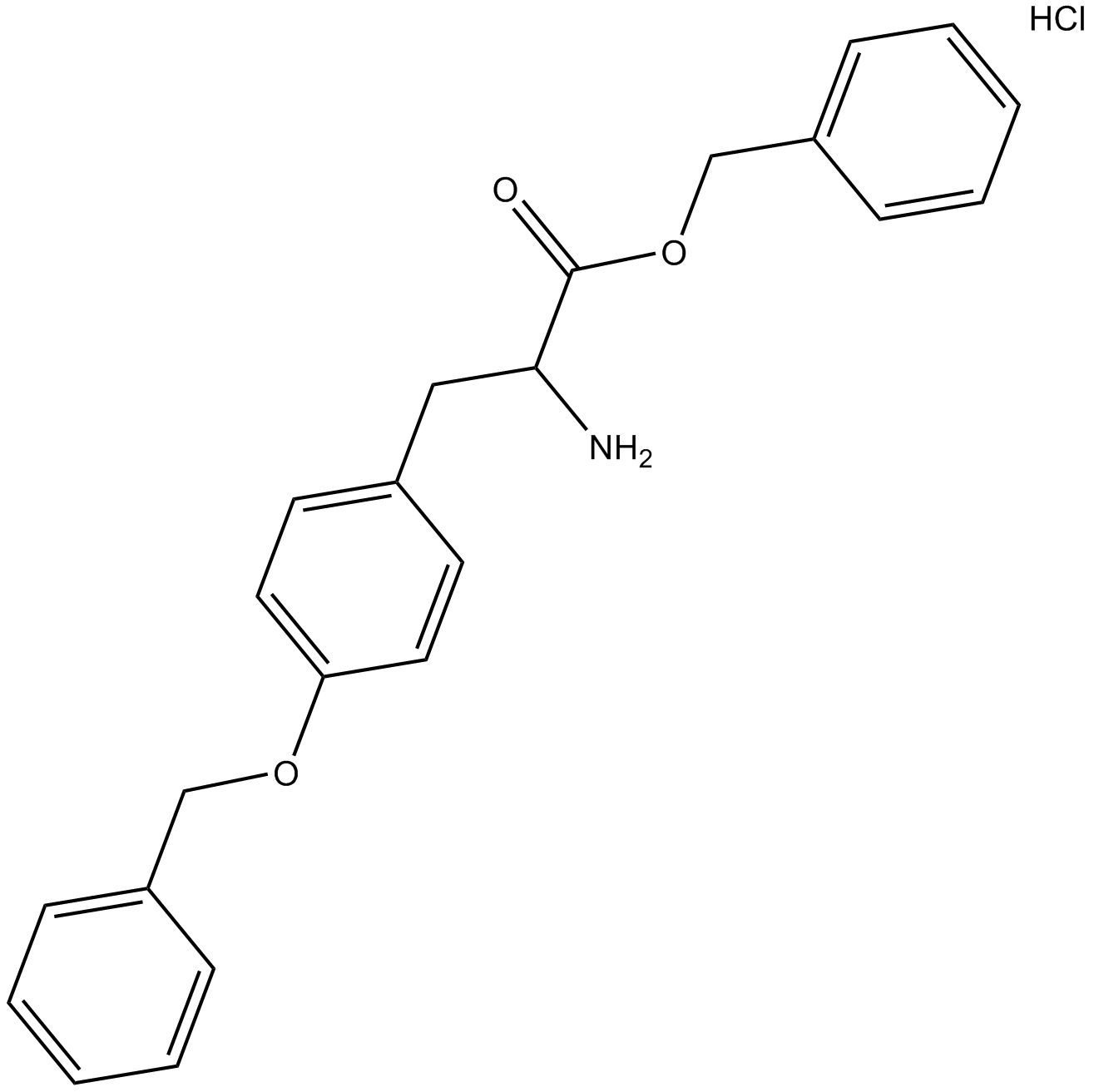 H-Tyr(Bzl)-OBzl•HCl Chemical Structure