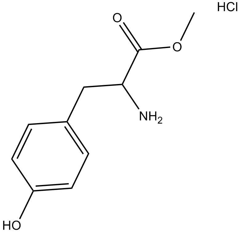 H-D-Tyr-OMe•HCl Chemical Structure
