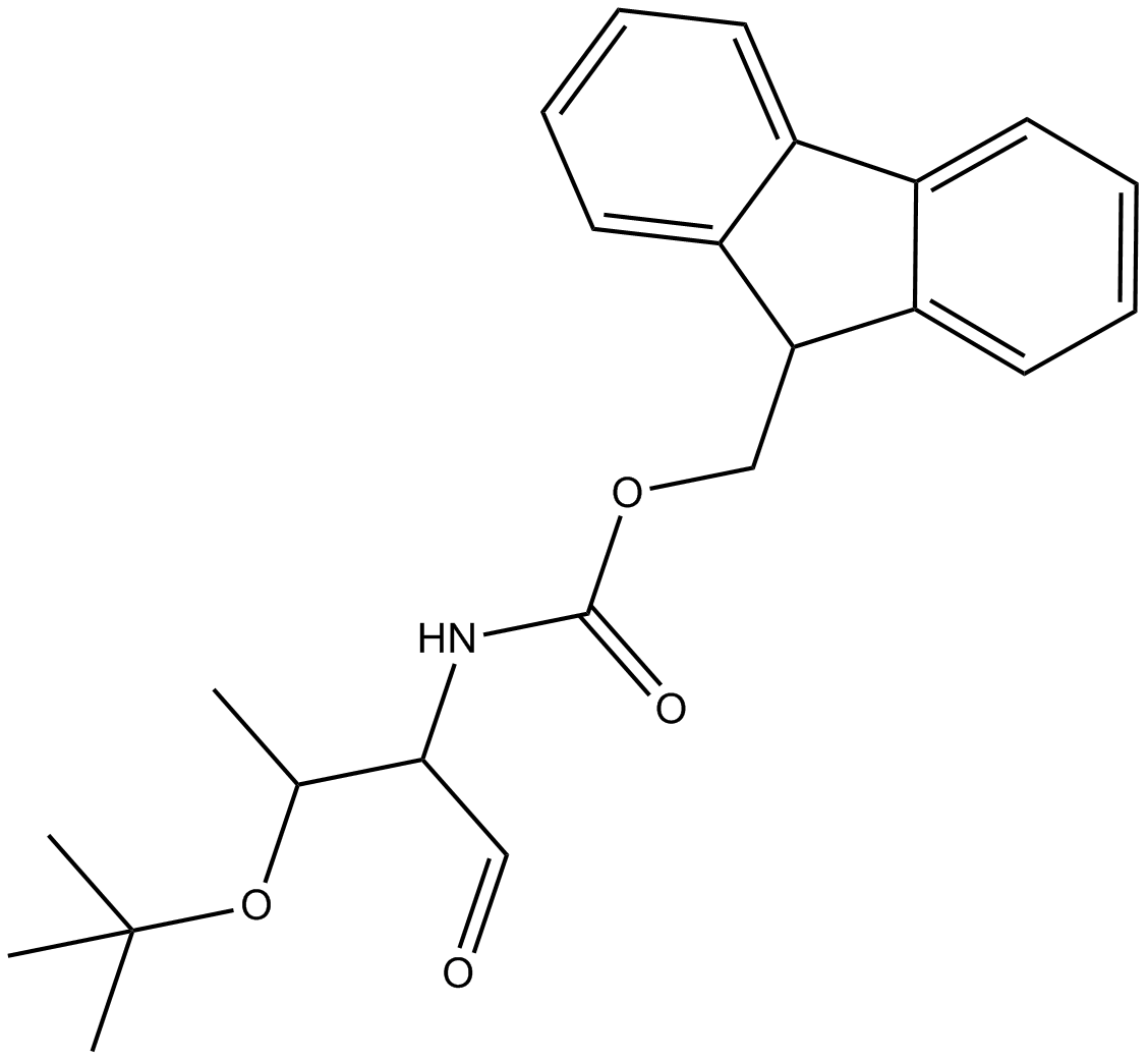 Fmoc-Thr(tBu)-Wang resin Chemical Structure