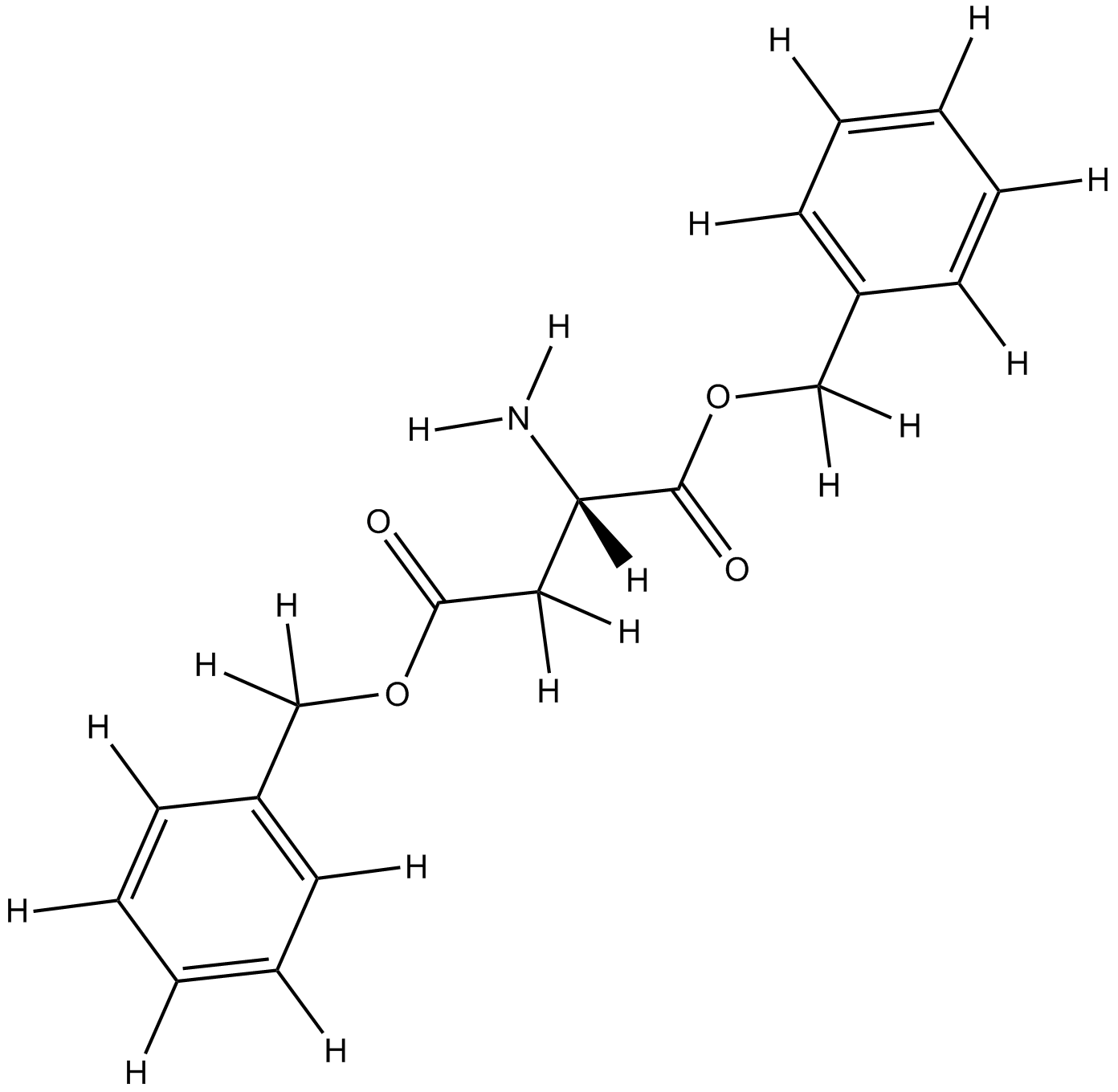H-Asp(Bzl)-OBzl·HCl Chemical Structure