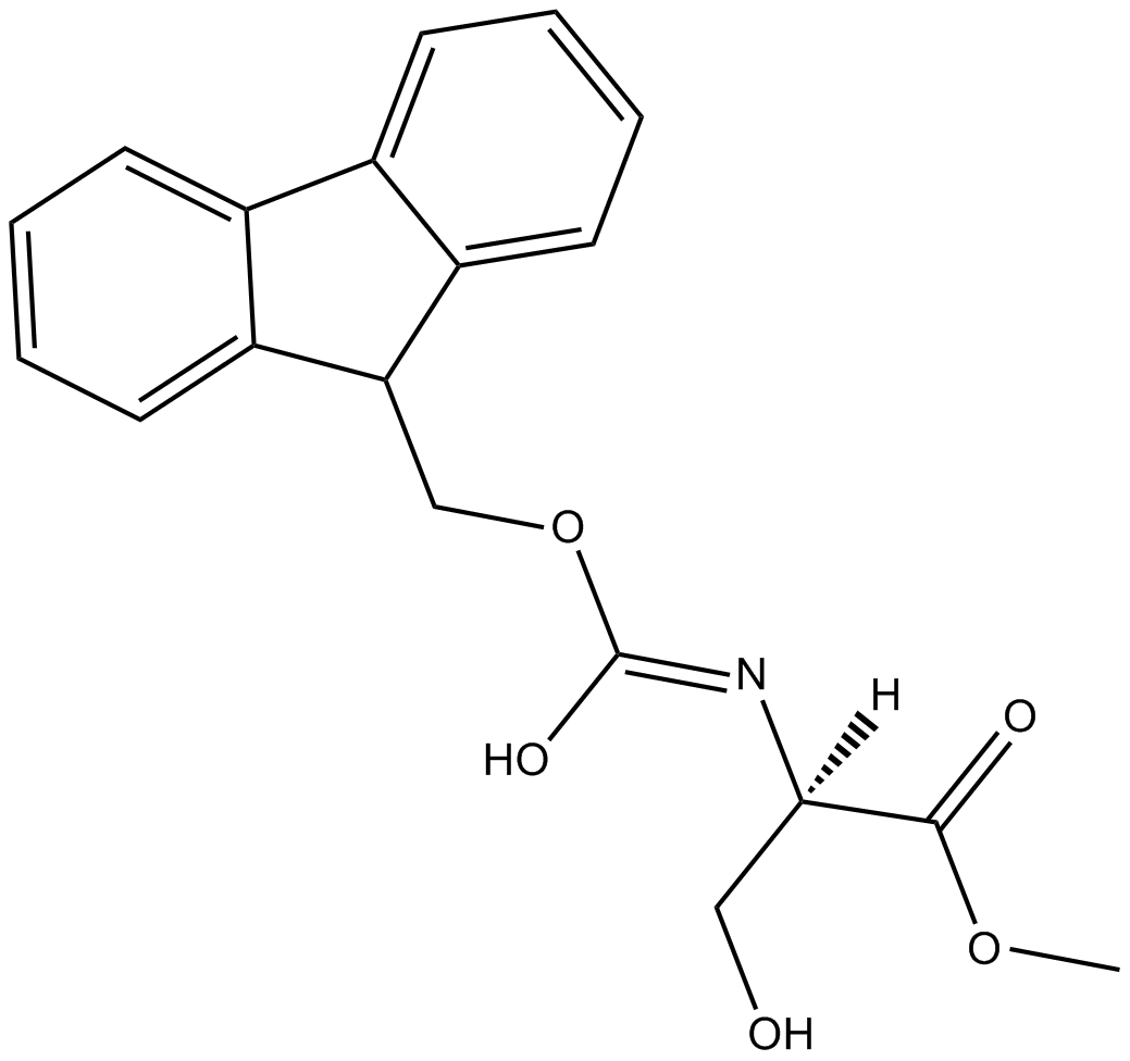 Fmoc-D-Ser-OMe Chemical Structure