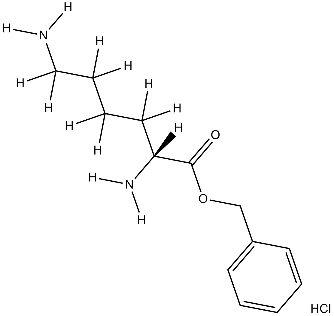H-D-Lys-OBzl·HCl·TosOH Chemical Structure