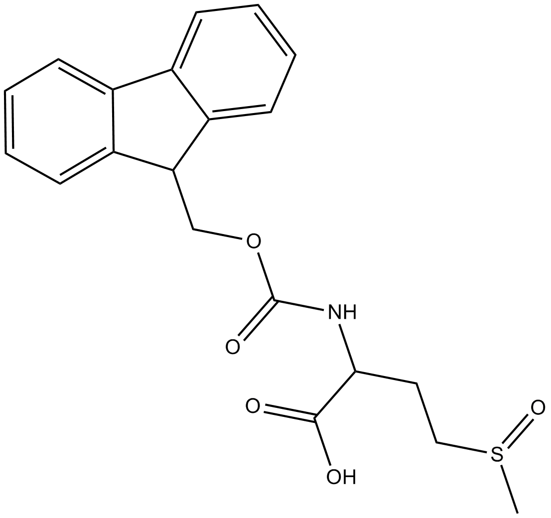 Fmoc-Met(O)-OH Chemical Structure