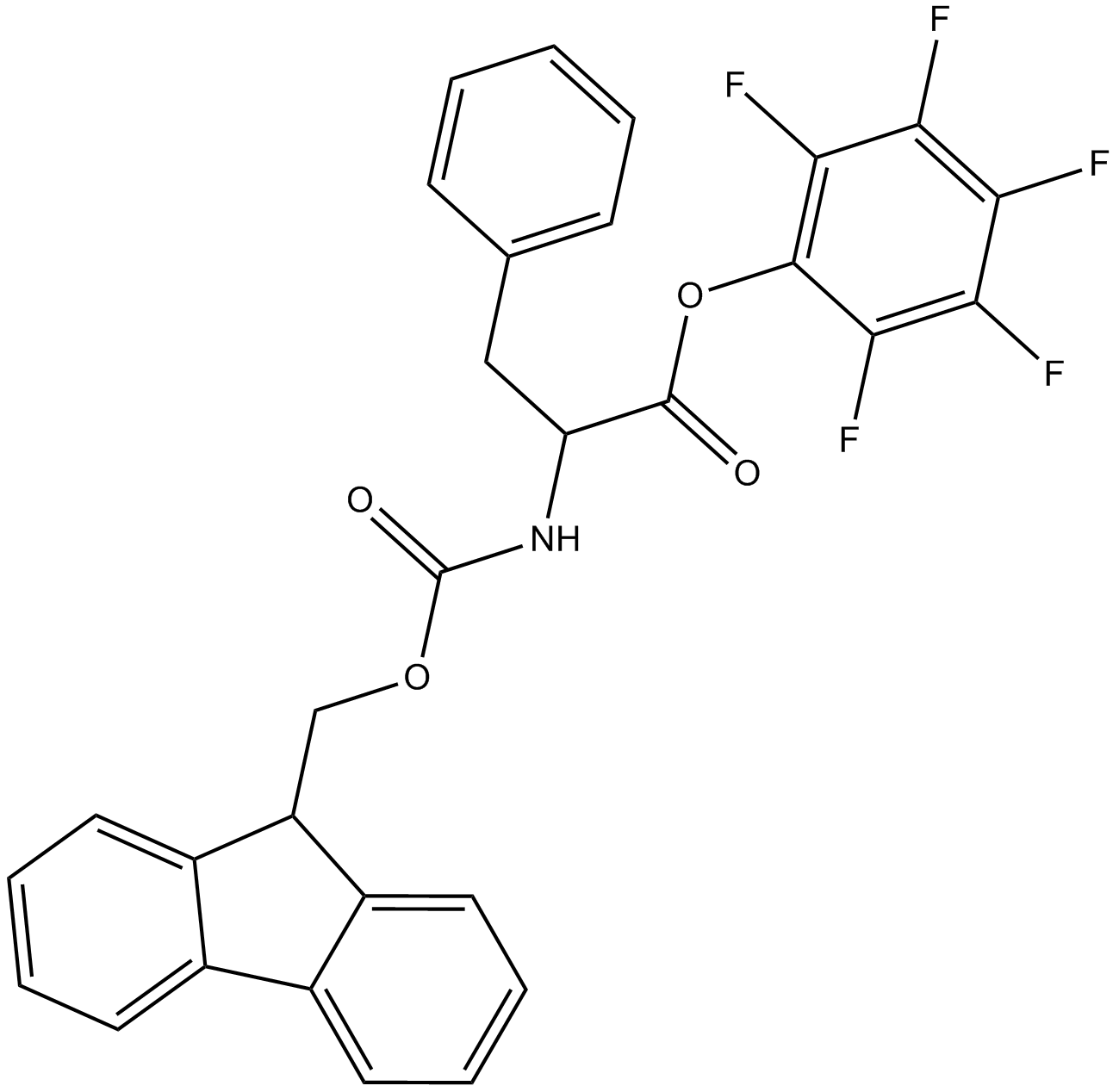 Fmoc-Phe-OPfp Chemical Structure
