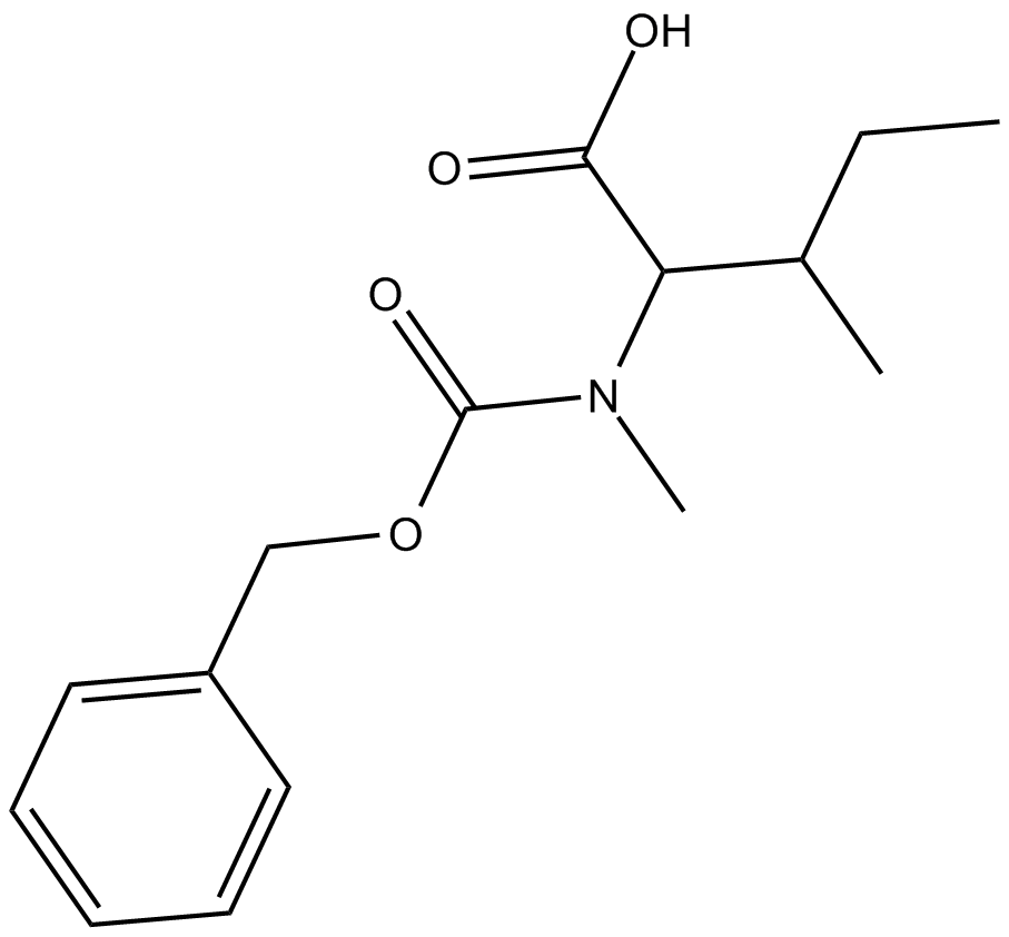 Z-N-Me-Ile-OH Chemical Structure