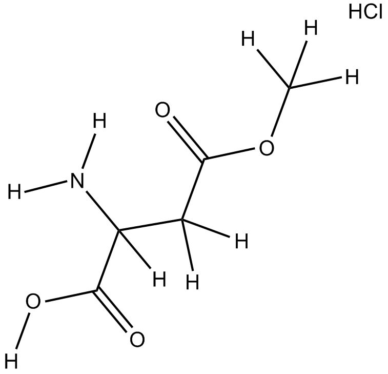 H-Asp(OMe)-OH·HCl Chemical Structure
