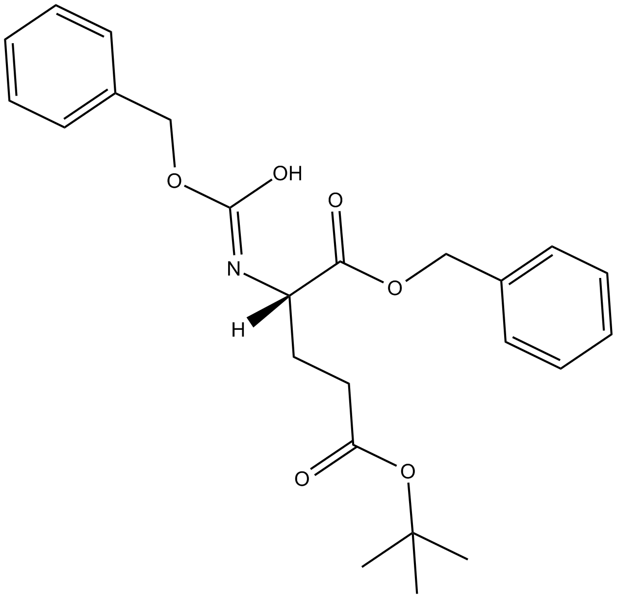 Z-Glu(OtBu)-OBzl Chemical Structure