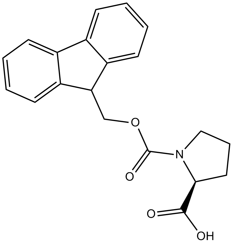 Fmoc-Pro-OH Chemical Structure