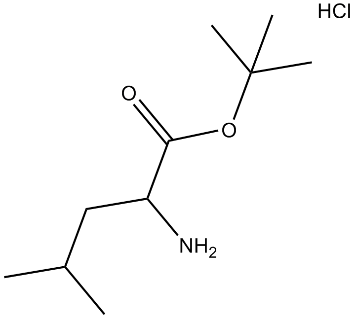H-Leu-OtBu·HCl Chemical Structure