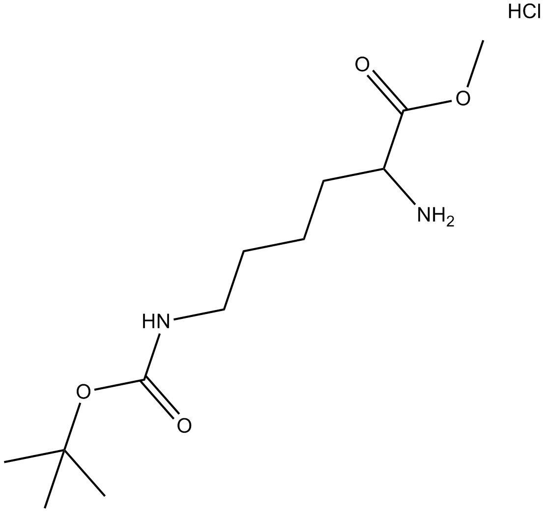 H-D-Lys(Boc)-OMe·HCl Chemical Structure