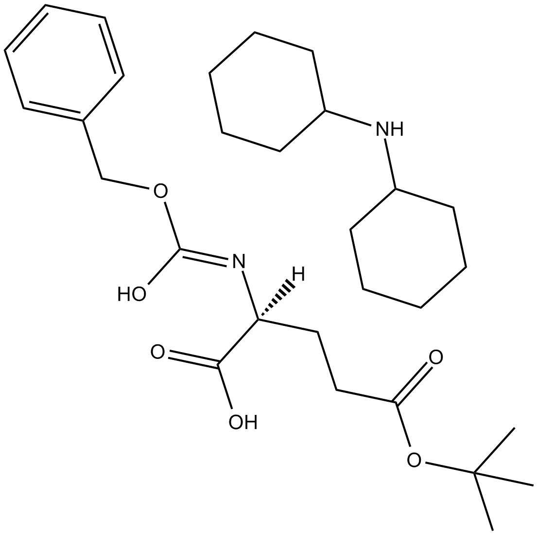 Z-Glu(OtBu)-OH.DCHA Chemical Structure