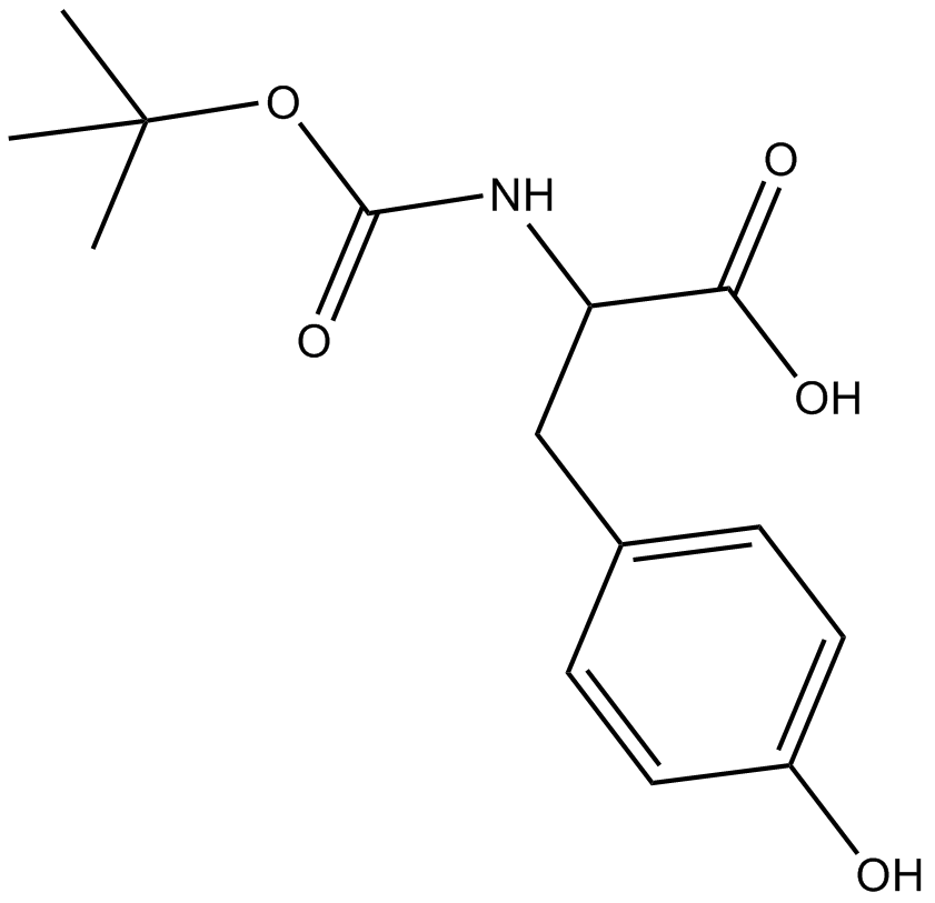 Boc-Tyr-OH Chemical Structure