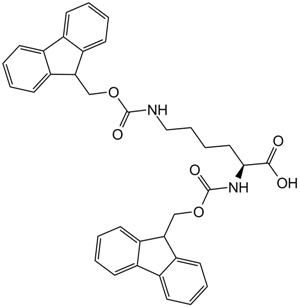 Fmoc-Lys(Fmoc)-OH Chemical Structure