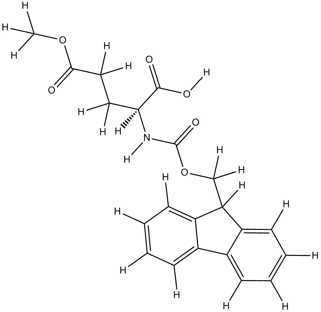 Fmoc-Glu(OMe)-OH Chemical Structure