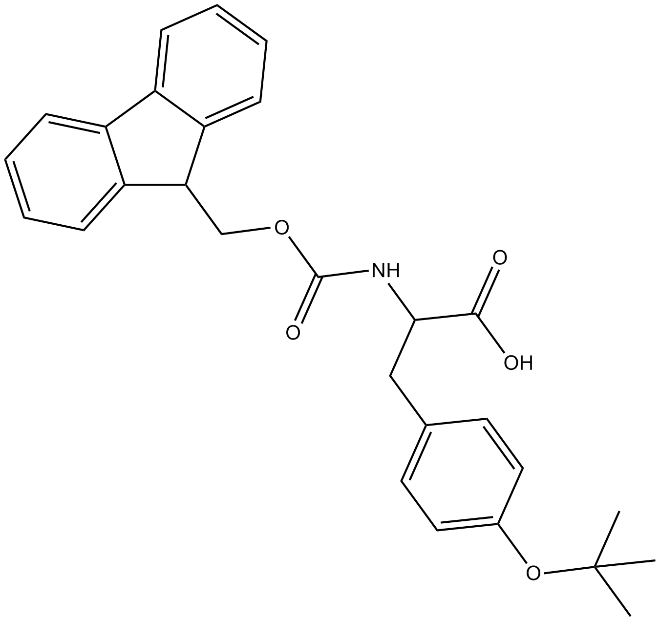 Fmoc-D-Tyr(tBu)-OH Chemical Structure