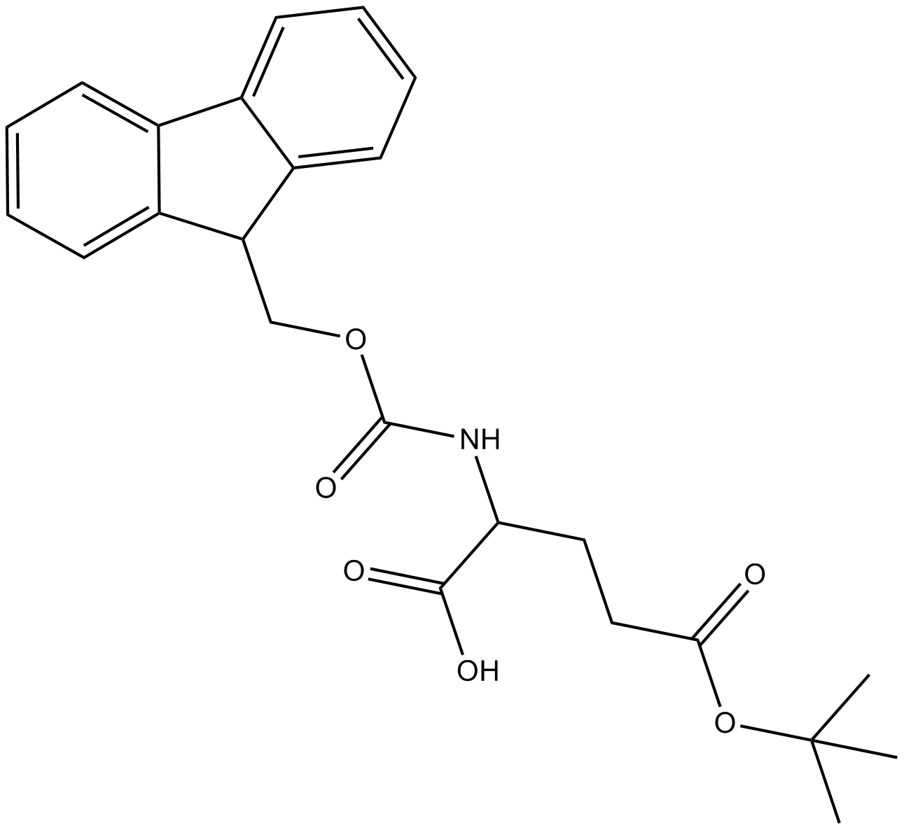 Fmoc-D-Glu(OtBu)-OH Chemical Structure