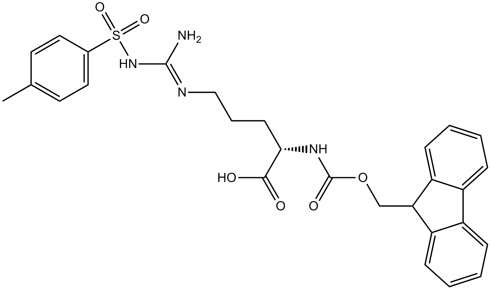 Fmoc-Arg(Tos)-OH Chemical Structure