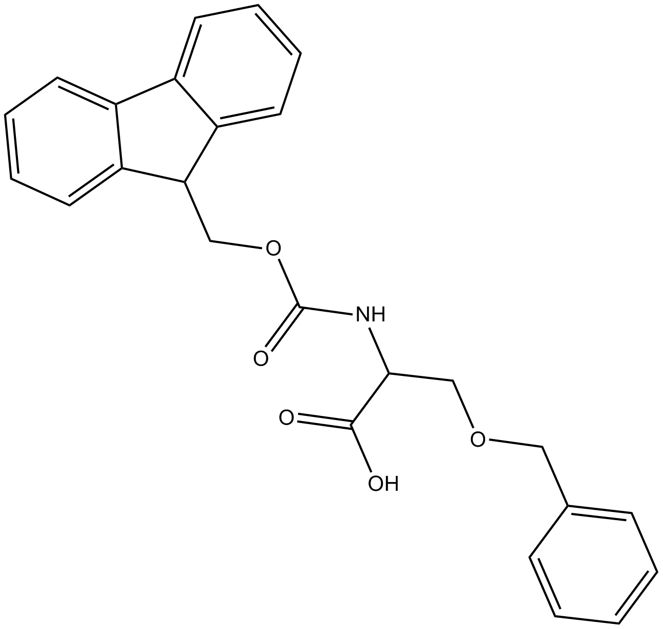 Fmoc-Ser(Bzl)-OH Chemical Structure