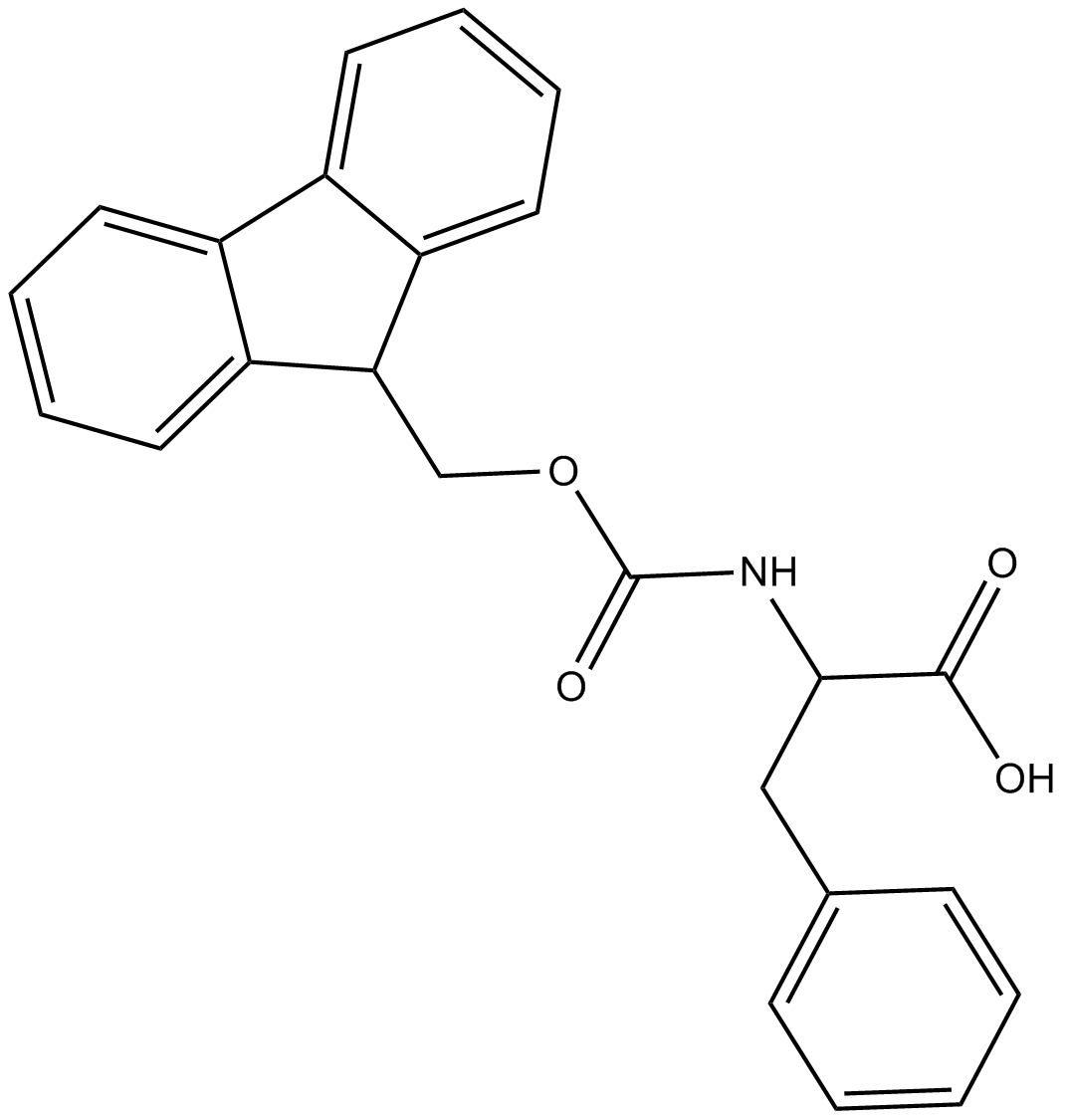 Fmoc-D-Phe-OH Chemical Structure