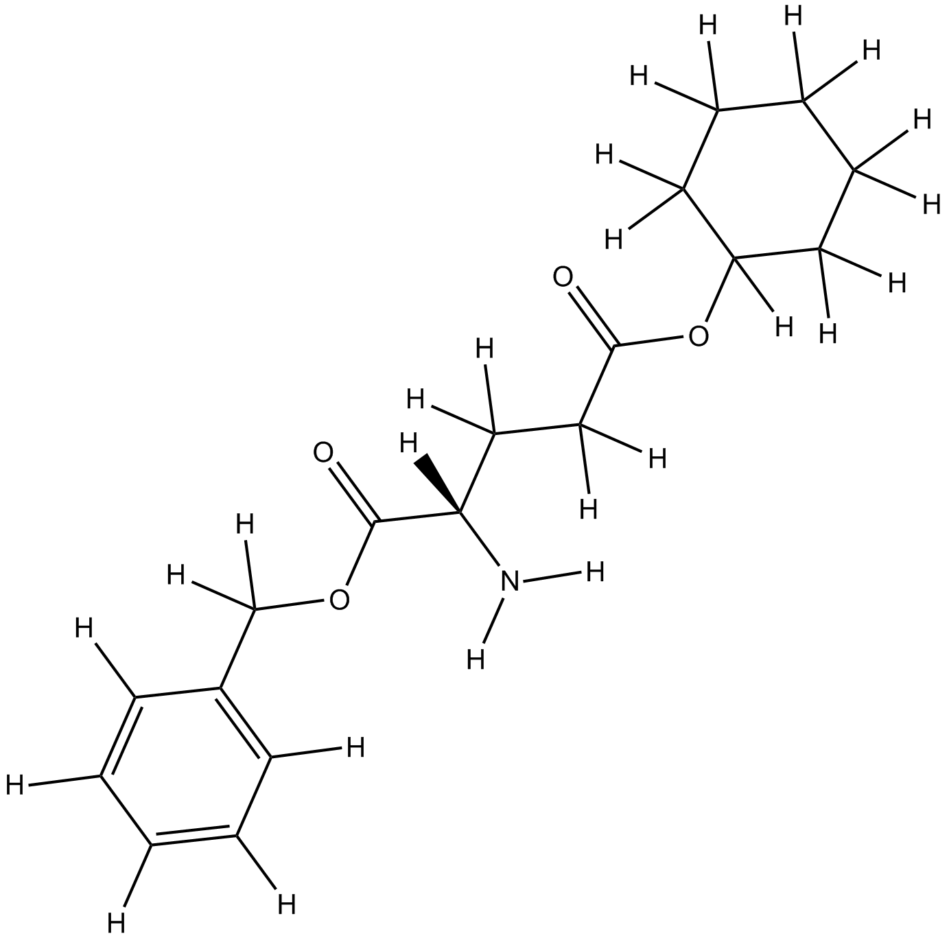 H-Glu(OcHex)-OBzl·HCl Chemical Structure
