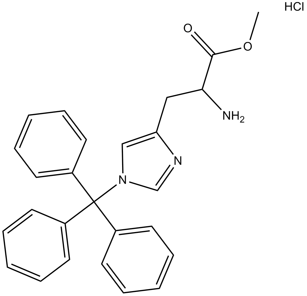 H-His(Trt)-OMe·HCl Chemical Structure