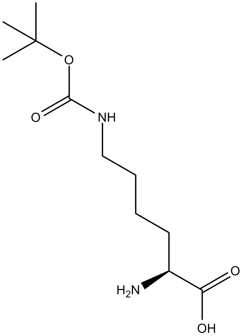 H-Lys(Boc)-OH Chemical Structure