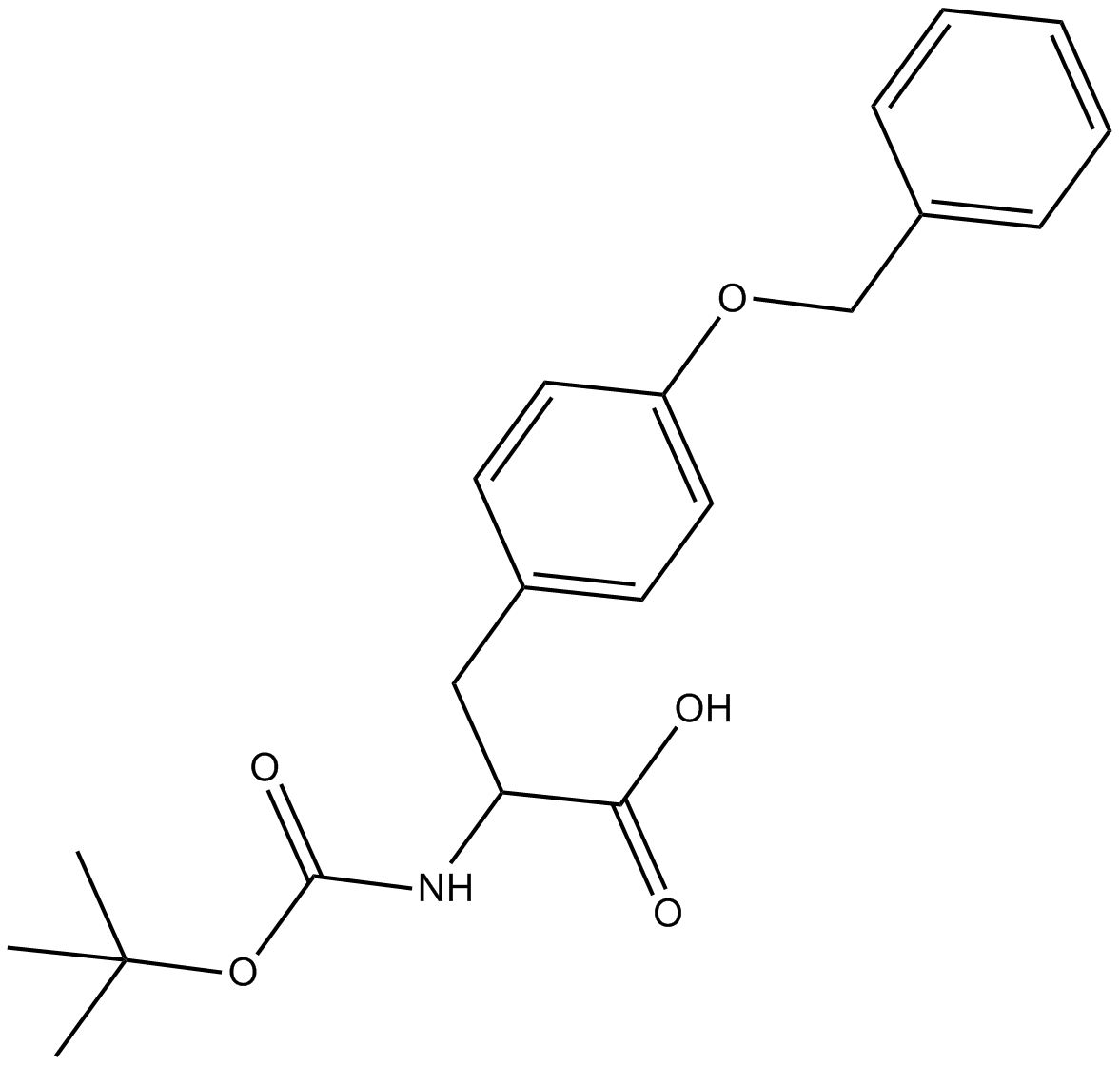 Boc-Tyr(Bzl)-OH Chemical Structure