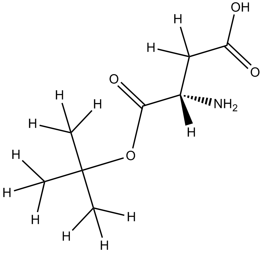 H-Asp(OtBu)-2-Chlorotrityl Resin Chemical Structure