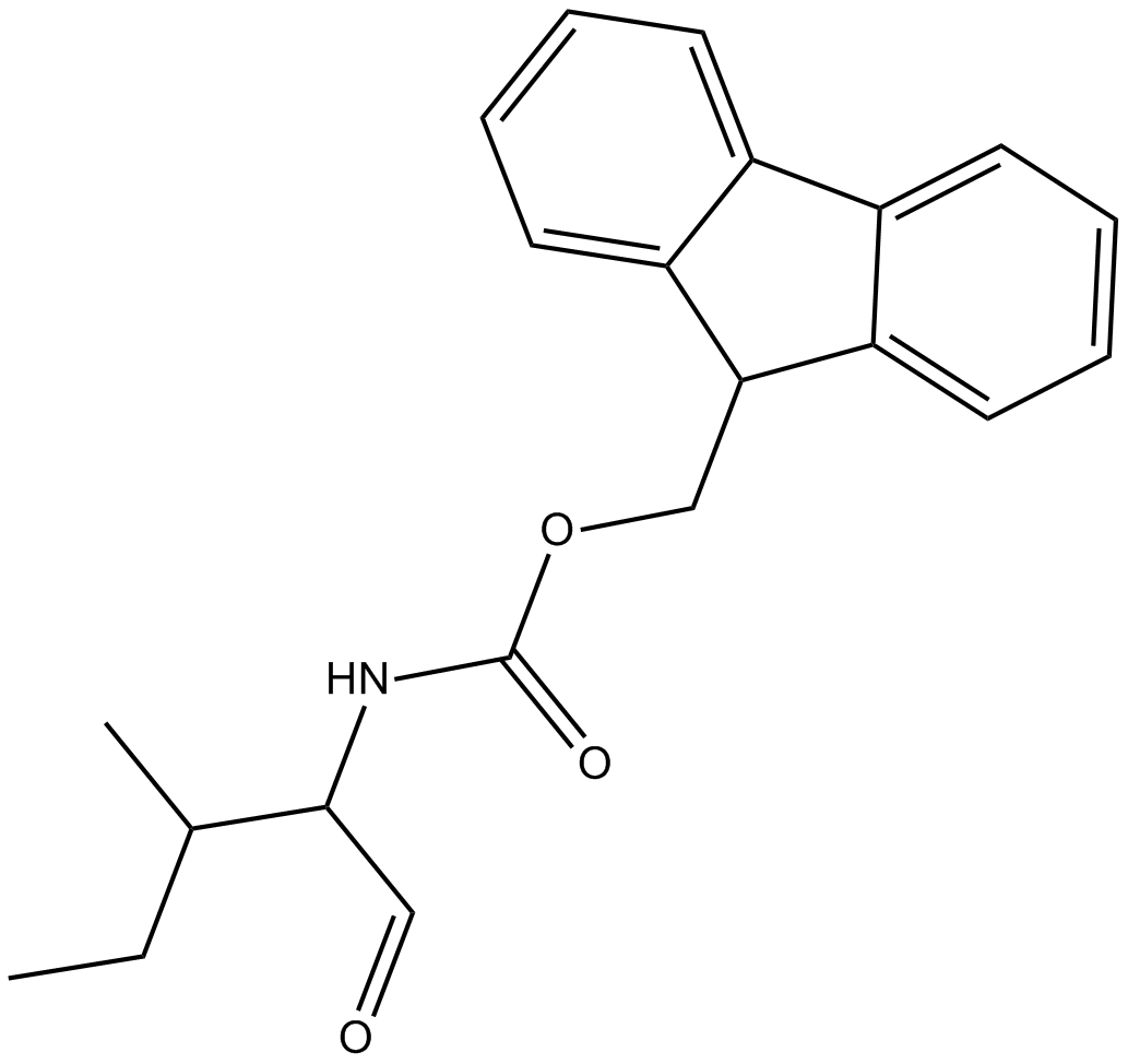 Fmoc-Ile-Wang resin Chemical Structure