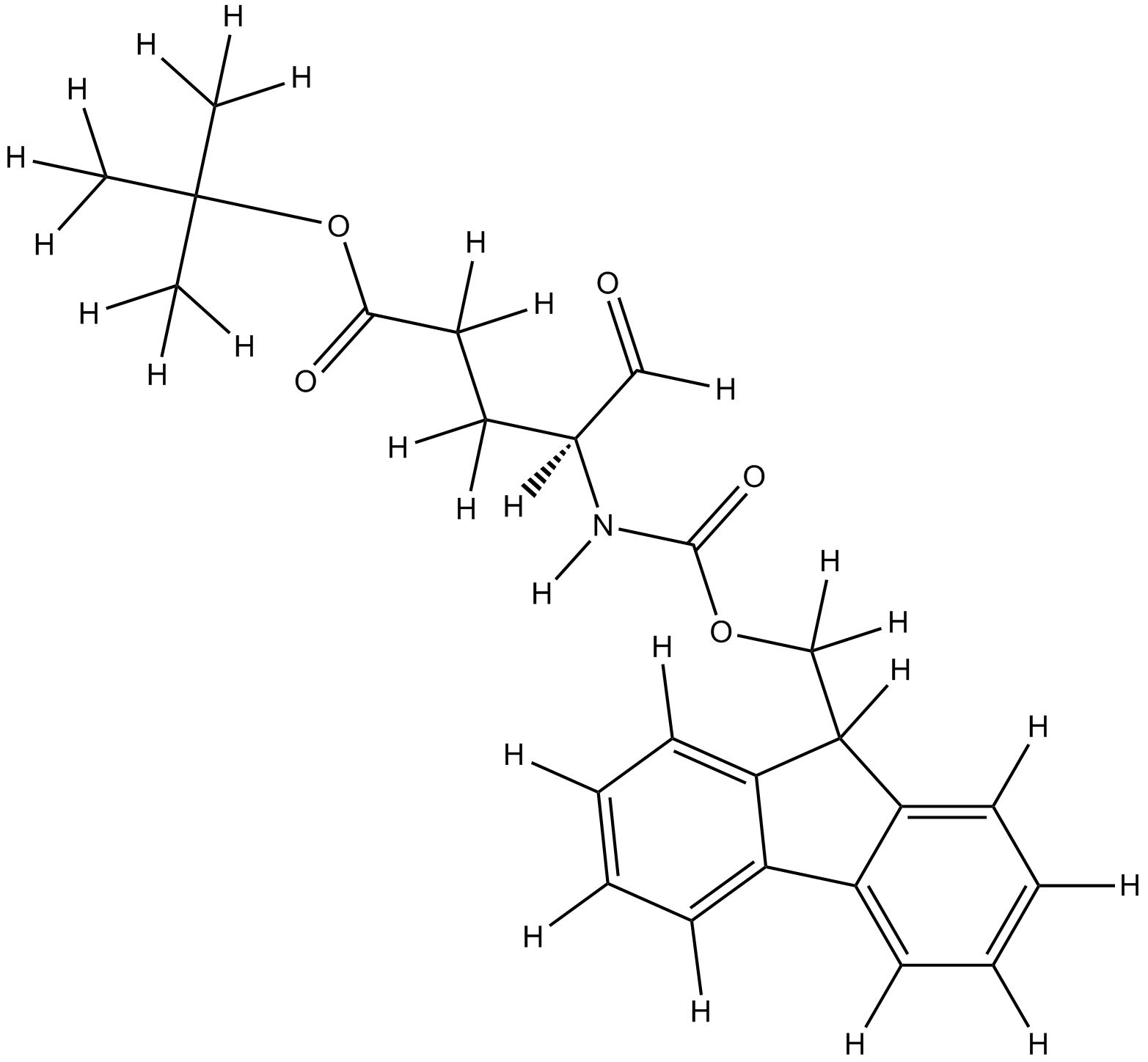 Fmoc-Glu(OtBu)-Wang resin Chemical Structure