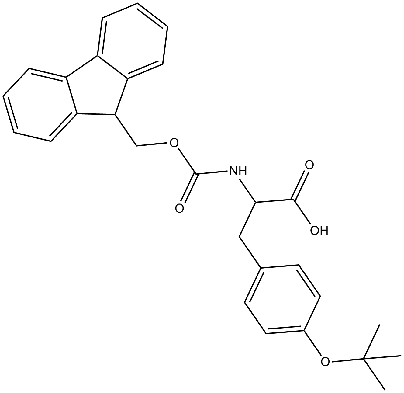 Fmoc-Tyr(tBu)-OH Chemical Structure