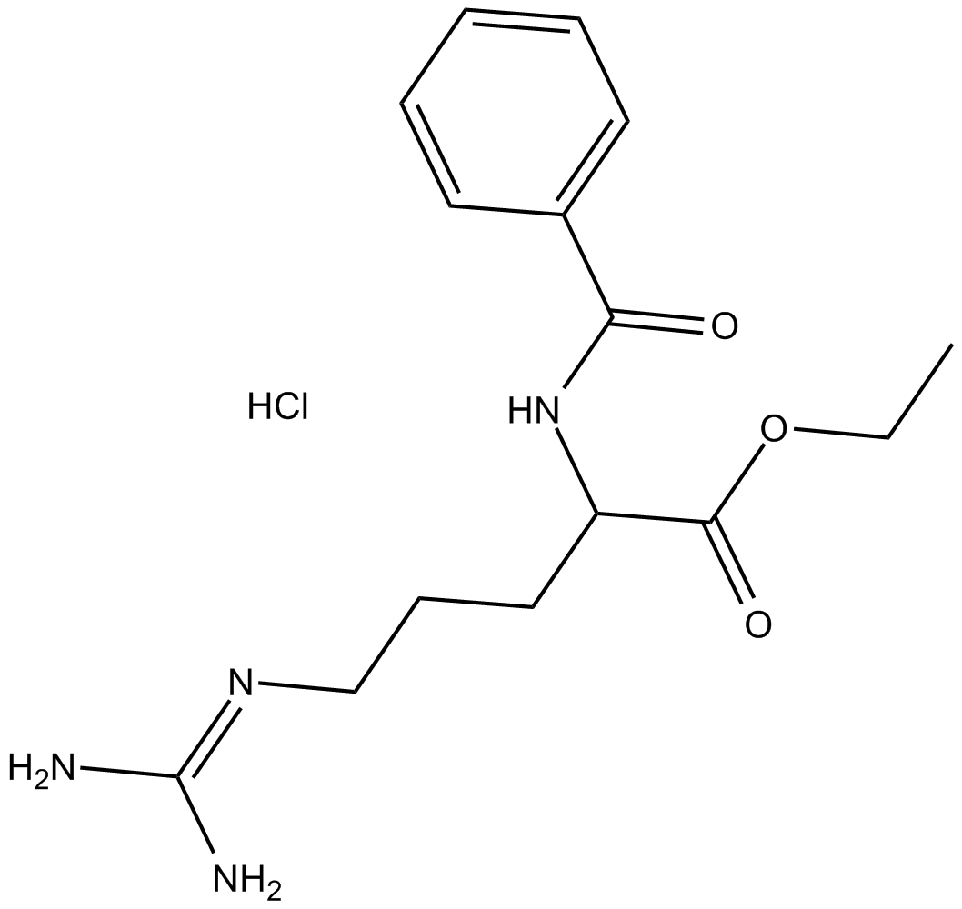 Bz-Arg-OEt.HCl Chemical Structure