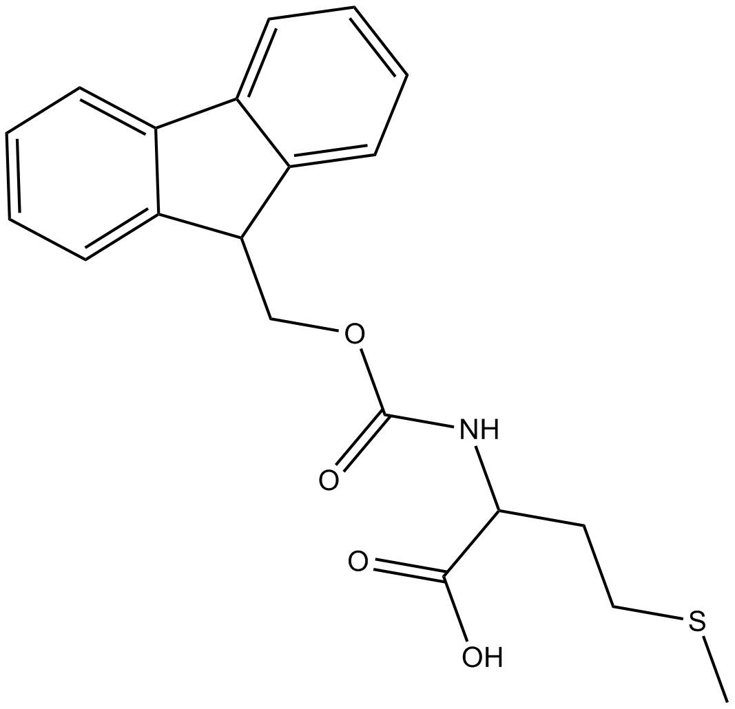 Fmoc-D-Met-OH Chemical Structure
