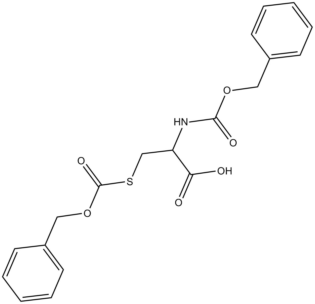 Z-Cys(Z)-OH Chemical Structure