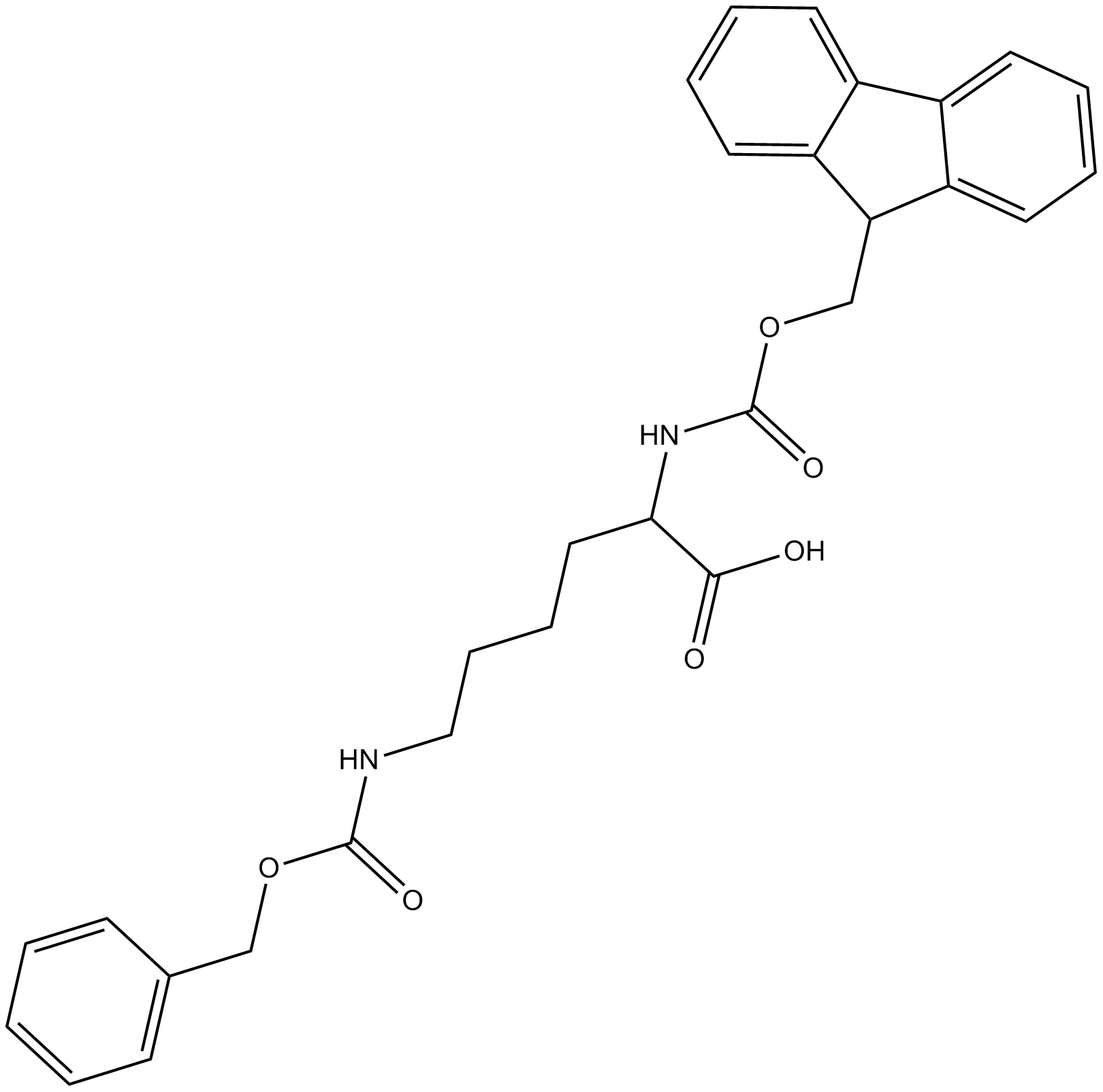 Fmoc-Lys(Z)-OH Chemical Structure