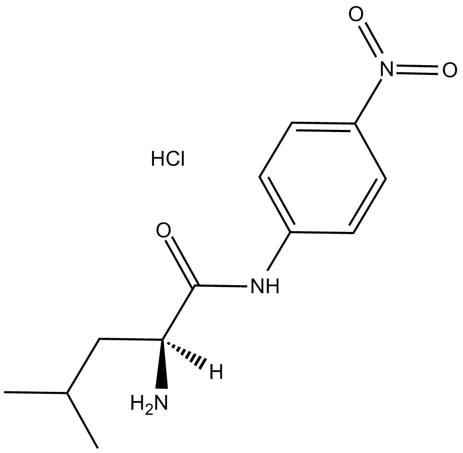 H-Leu-pNA·HCl Chemical Structure