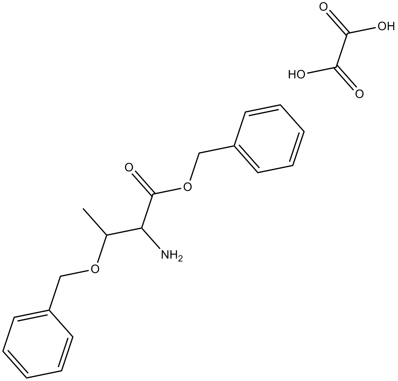 H-Thr(Bzl)-OBzl.oxalate Chemical Structure