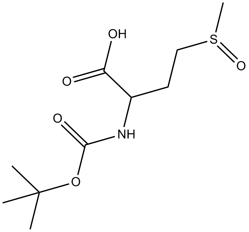 Boc-Met(O)-OH Chemical Structure