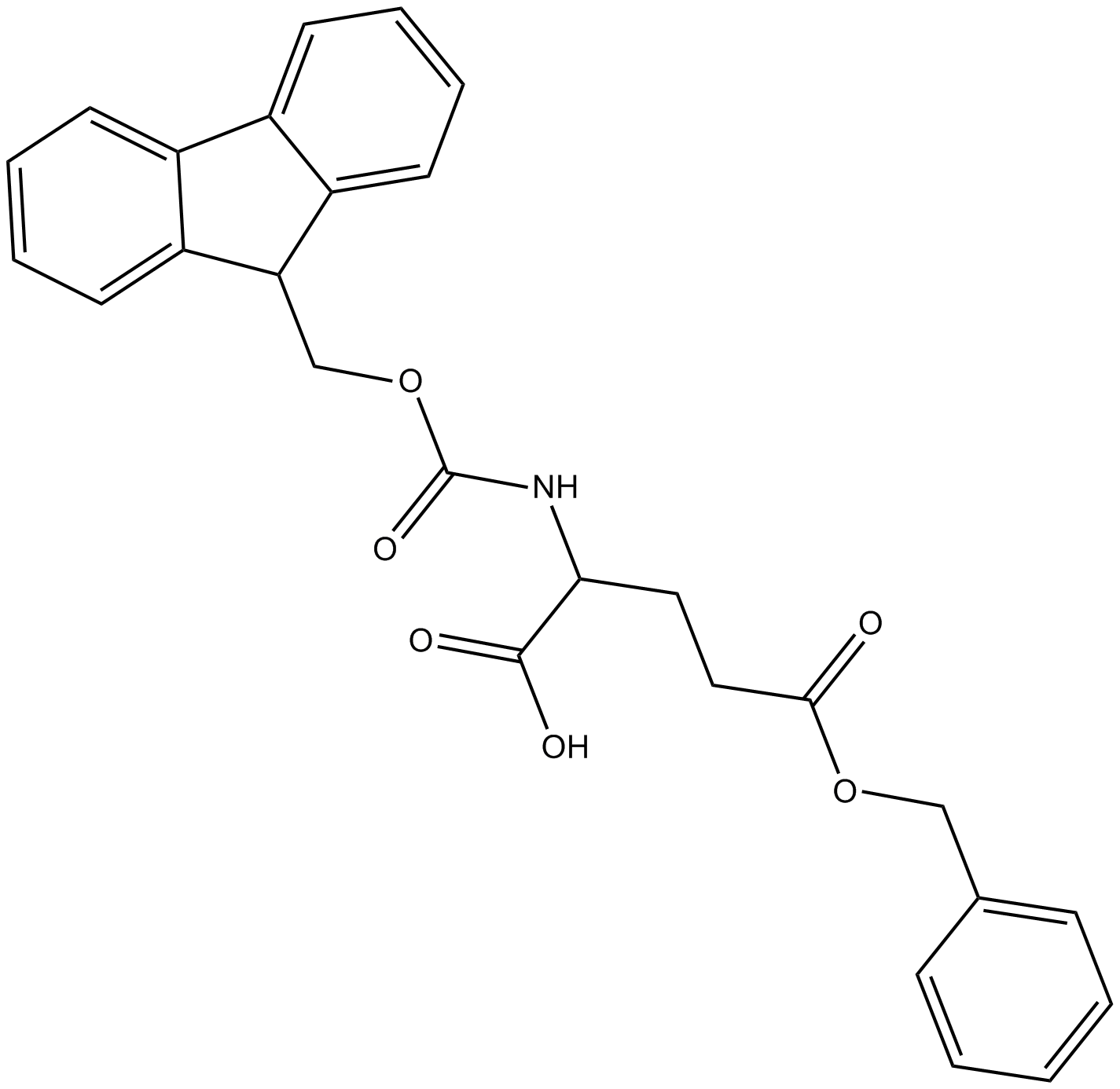 Fmoc-Glu(OBzl)-OH Chemical Structure