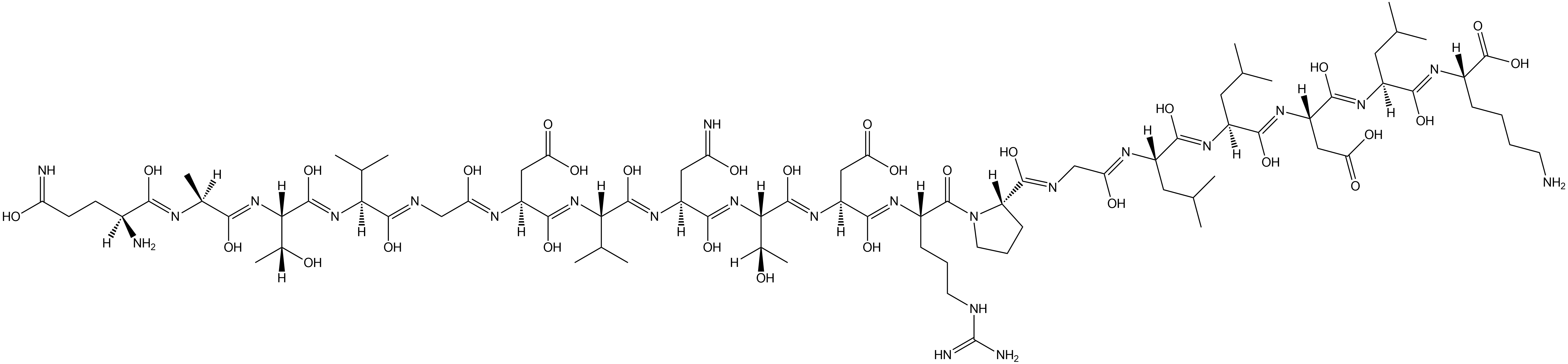 Anxiety Peptide Chemical Structure