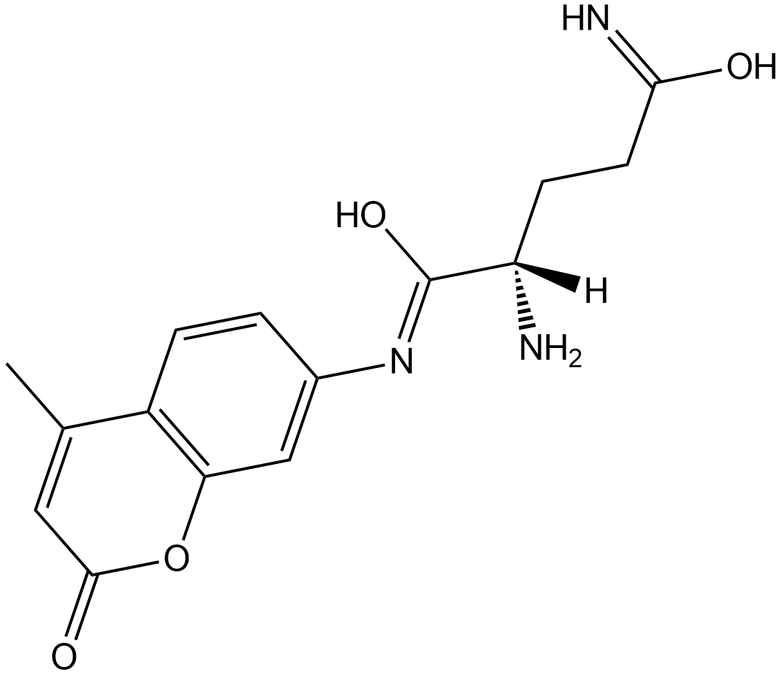 H-Gln-AMC Chemical Structure