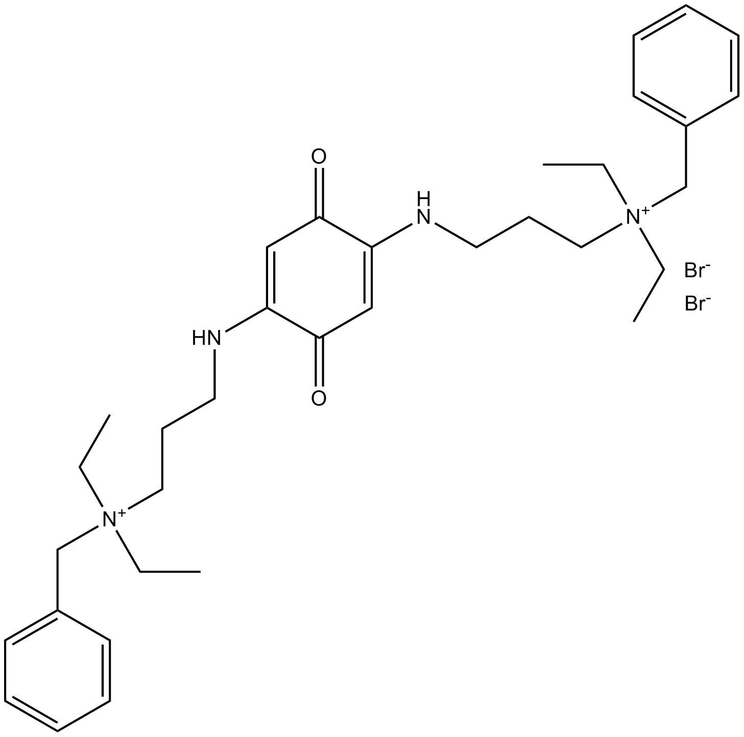 Benzoquinonium dibromide Chemical Structure