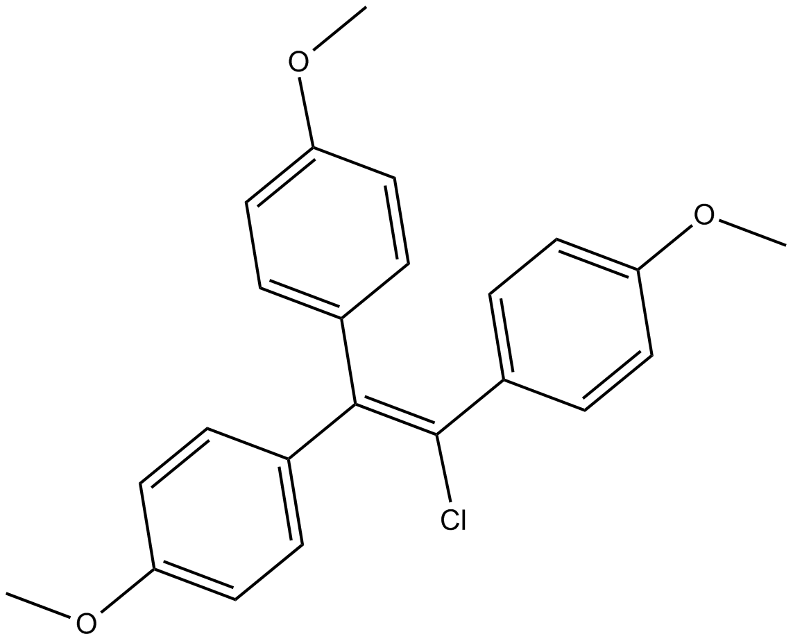 Chlorotrianisene Chemical Structure