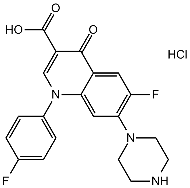 Sarafloxacin HCl Chemical Structure